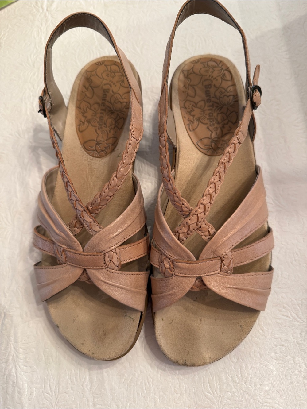 BareTraps Braided Strappy Slingback Sandals
